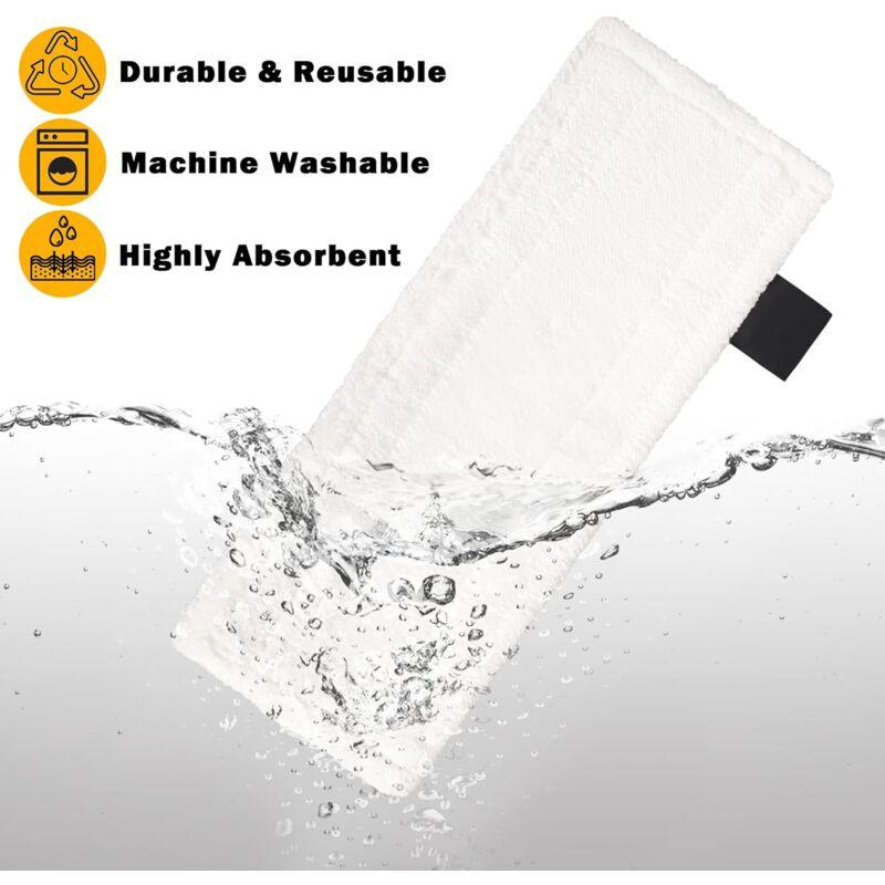 5 Pack Microfiber Floor Mop Pads Compatible With Karcher Easyfix Sc2 Sc3 Sc4 Steam Cleaners, Steam Mop Replacement.