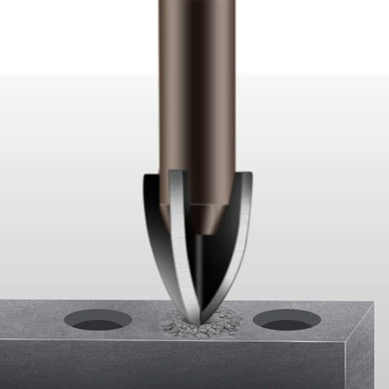 5 pcs Triangle Drill Bit Set, Carbide Tile Drill Bits, Efficient Universal Drilling Tool For Glass, Tile, Concrete,.