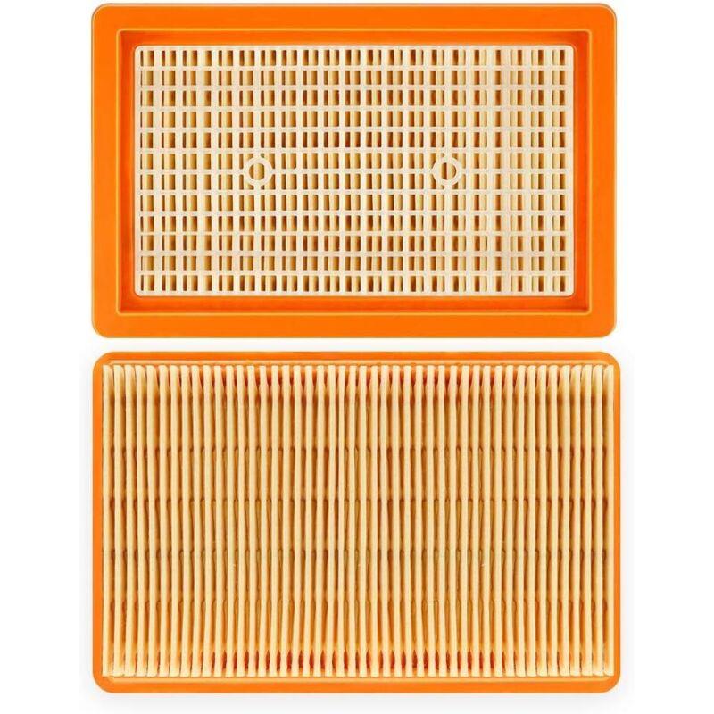Flat Pleated Filter For Karcher Mv4 Mv5 Mv6 Wd4 Wd5 Wd6, Wd4P Wd5P Wd6P Wet And Dry Vacuum Cleaners, 3 Pack.