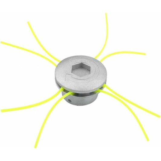 Universal Aluminum Brush Cutter Head Replacement Brush Cutter Heads String Set Lawn Trimmer Attachment Power Tools.