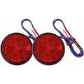 LED Trailer Lights, 2 pcs LED Trailer Tail Lights ROund Reflector Brake Light LED Clearance Light 12V For Car.