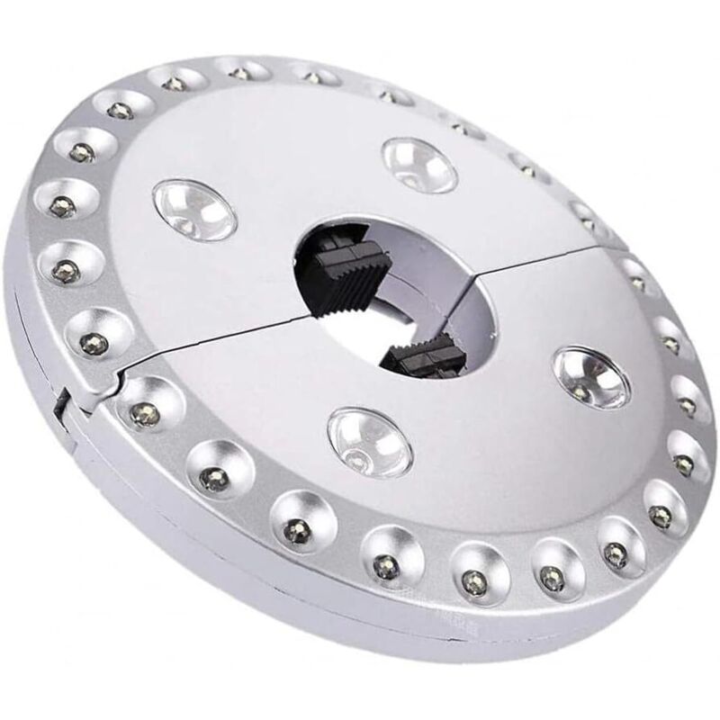 Camping Lights, LED Cordless Patio Umbrella Lights 3 Levels Dimmer Cordless Slide Light With 28 Super Bright LEDs For.
