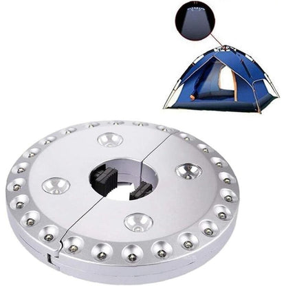Camping Lights, LED Cordless Patio Umbrella Lights 3 Levels Dimmer Cordless Slide Light With 28 Super Bright LEDs For.