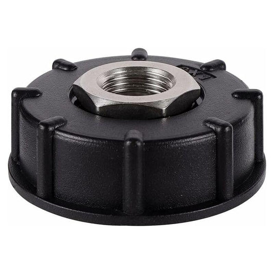 Ibc S60X6 Water Tank Adapter Coarse Thread With Hose Connector Stainless Steel Valve Spout Fittings (3/4" Internal.