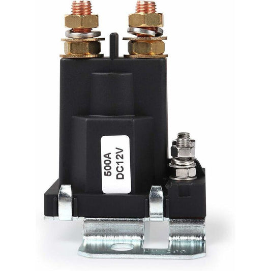 Relay 500 Amp Dc 12V 4 Pin High Current Starter Spst Car Auto Start Contactor Double Batteries Isolator On/Off Switch.