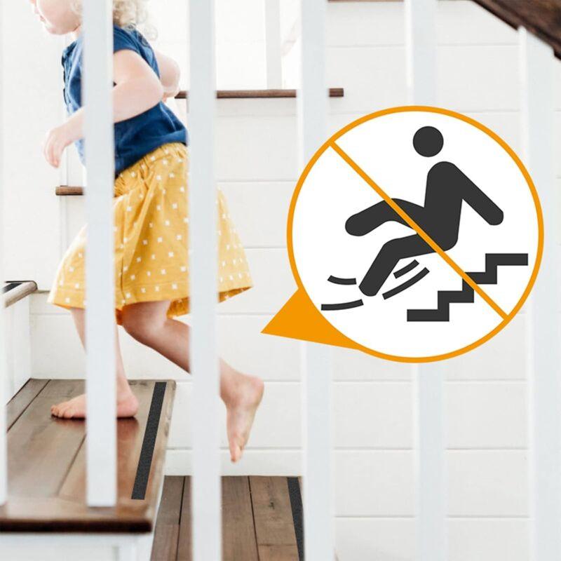 Anti Slip Tape, 15M25Mm Anti Slip Tape For Stairs Adopts Self-Adhesive Design, Pvc Anti Slip Tape For All Kinds Of.