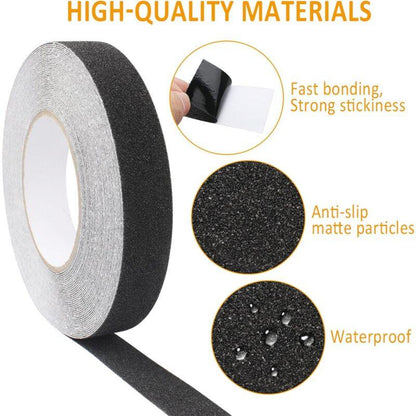 Anti Slip Tape, 15M25Mm Anti Slip Tape For Stairs Adopts Self-Adhesive Design, Pvc Anti Slip Tape For All Kinds Of.