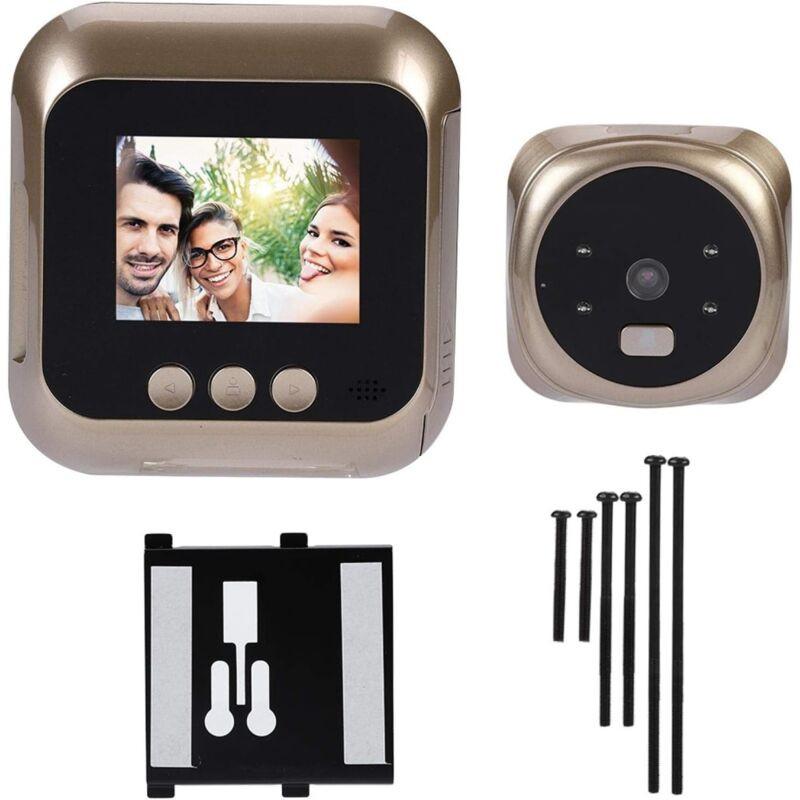Door Viewer 2.4 Inch Hd Display Screen Smart Home Doorbell Security Camera Electronic Door Viewer For Home Surveillance.