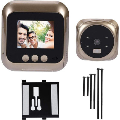 Door Viewer 2.4 Inch Hd Display Screen Smart Home Doorbell Security Camera Electronic Door Viewer For Home Surveillance.