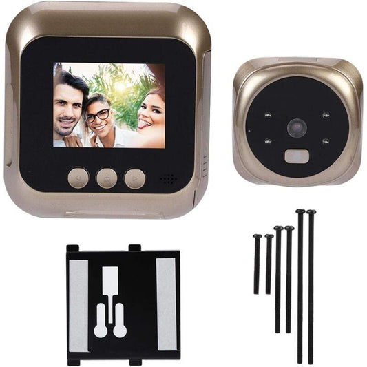 Door Viewer 2.4 Inch Hd Display Screen Smart Home Doorbell Security Camera Electronic Door Viewer For Home Surveillance.