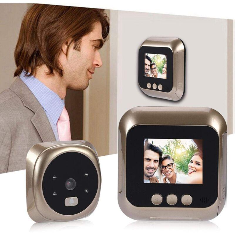 Door Viewer 2.4 Inch Hd Display Screen Smart Home Doorbell Security Camera Electronic Door Viewer For Home Surveillance.