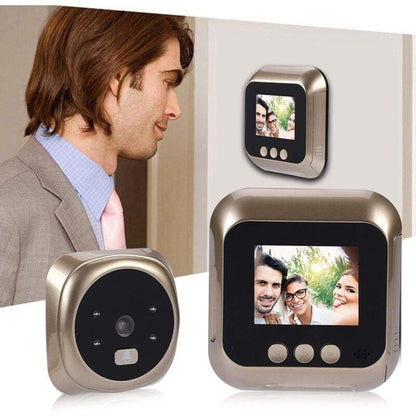 Door Viewer 2.4 Inch Hd Display Screen Smart Home Doorbell Security Camera Electronic Door Viewer For Home Surveillance.