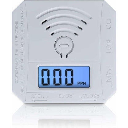 Carbon Monoxide Detector, Ul 2034 Compliant Co Gas Monitor Alarm Detector, Co Sensor With LED Digital Display For Home,.