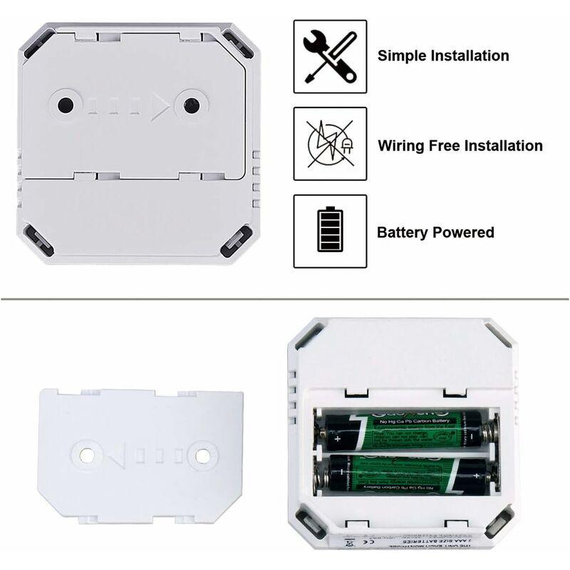 Carbon Monoxide Detector, Ul 2034 Compliant Co Gas Monitor Alarm Detector, Co Sensor With LED Digital Display For Home,.