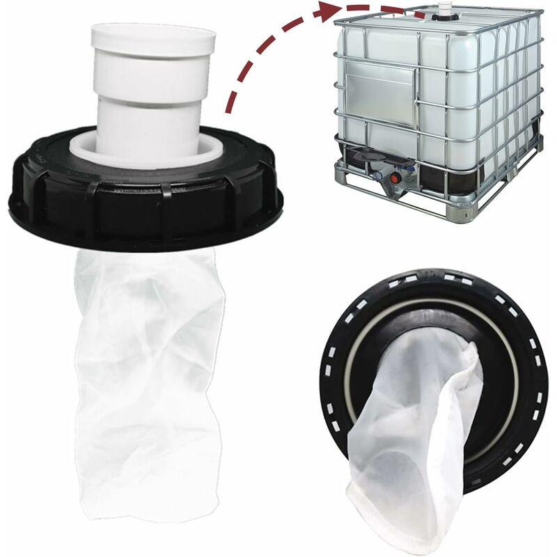 Ibc Lid Filter - Rainwater Filter - Washable Nylon - With Lid - 165Mm - 245Mm - Water Filter - Rainwater Tank Accessory.