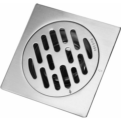 Floor Drain Stainless Steel Thick Anti-Odor Square Shower Drain For Bathroom 100Mm (Style : 2)