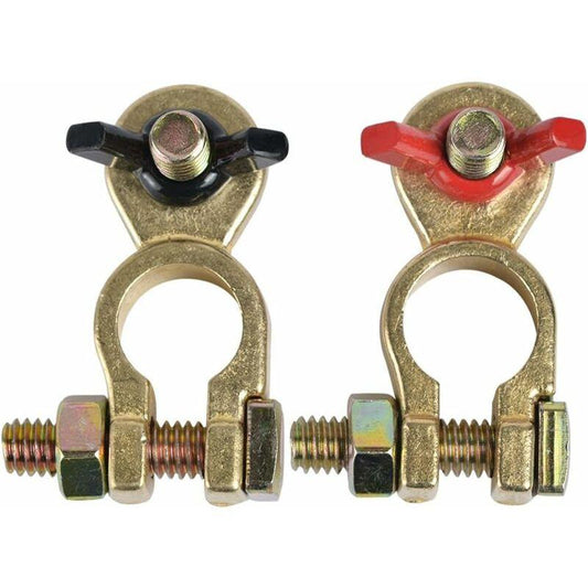 12V/24V Battery Terminal Battery Terminals Battery Connectors With Wing Nut(1 Pair).
