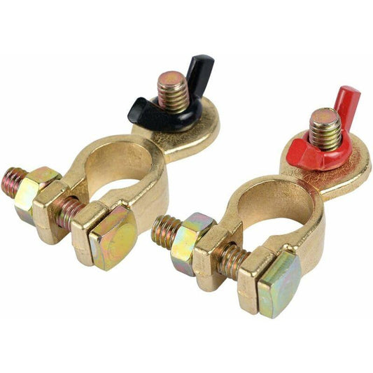 12V/24V Battery Terminal Battery Terminals Battery Connectors With Wing Nut(1 Pair).