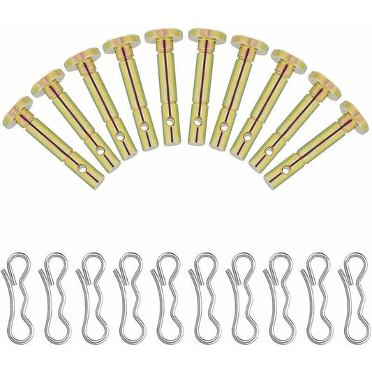 10 pcs Shear Pins, Replacement Cotter Pins, Replacement Shear Pin, For Spare Parts, Snow Blower Replacement.