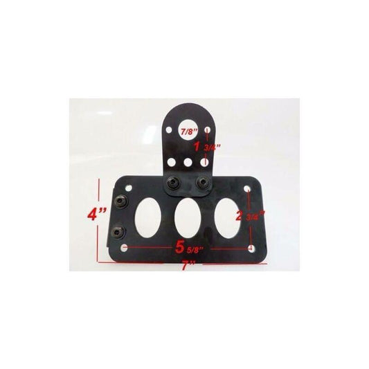 License Plate Bracket Easy Fix Mounting Kit Motorcycle Part For Harley.