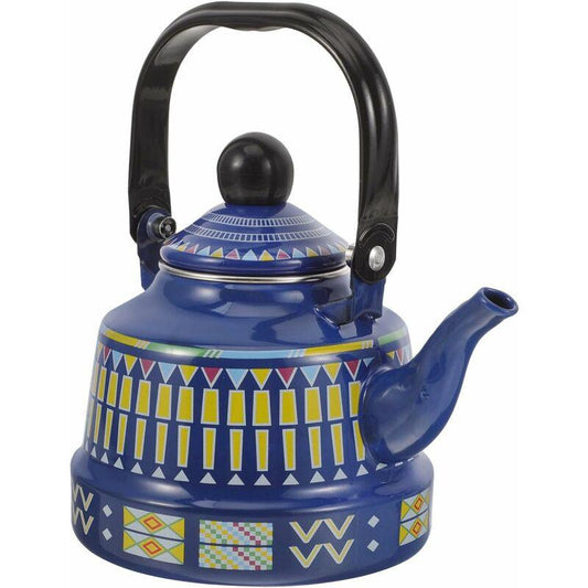 Enamel Water Kettle 1.1L Enamel Teapots Vintage Stovetop Kettles Large Capacity Coffee Pots Boiling Kettle For Home.