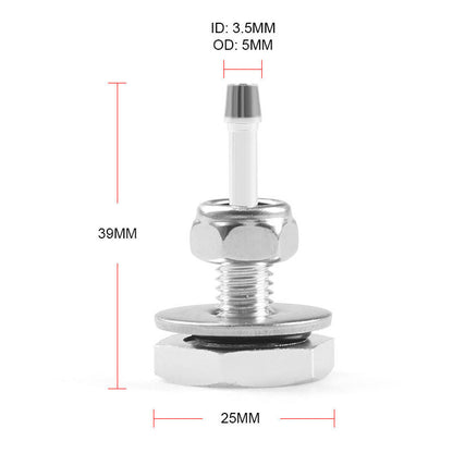 Turbocharger Boost Gauge Mounting Kit, Universal Car Turbocharger Silicone Boost Hose Pipe Nipple Turbo Vacuum Gauge
