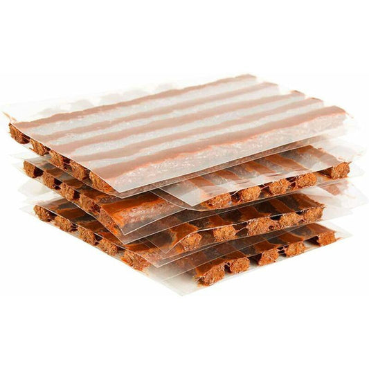 50 pcs Tubeless Tire Repair Strip Cords Kit Plug Tool Rubber Quick Recovery Tyre Wheel Glue Car Motorcycle Automobile.