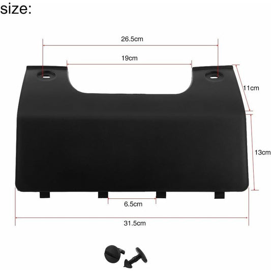 Tow Hook Cover, Rear Trailer Tractor Eye Cab Hook For Bumper Car Lr3 05-09 Lr4 10-12 Dpo 500011Pcl