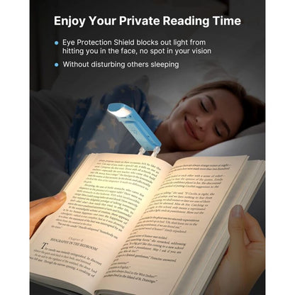 Rechargeable Book Light, Portable Book Light For Reading, 3 Color Temperatures And 5 Brightness Levels, Gift For Kids -