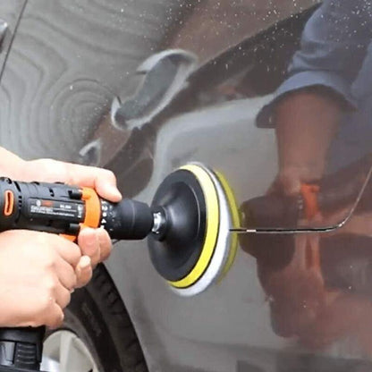 4 pcs 6 Inch Wool Polishing Pad Polishing Wheel For Bit Buffer Accessories With M14 Bit Adapter.