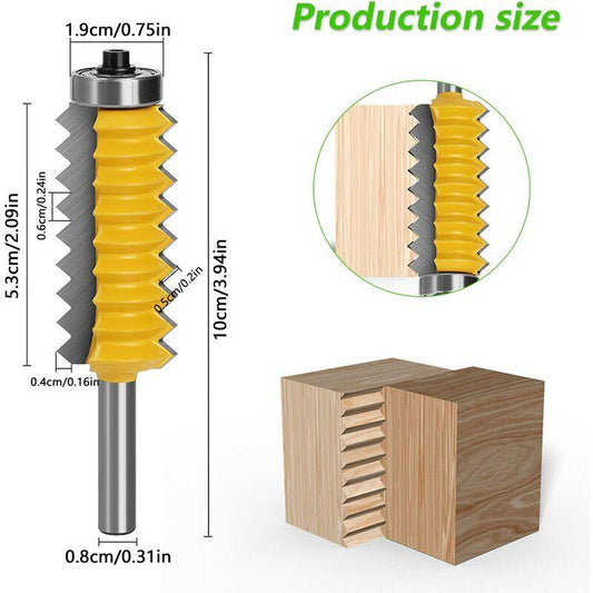 Multi-Tooth Woodworking Tool, 8Mm Carbide Wood ROuter Bit, Multi-Tooth ROuter Cutter, Woodworking Tools.