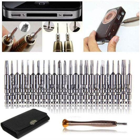 25 pcs Screwdriver Set Portable Precision Screwdriver Repair Tools Kit For Iphone, Computer, Toys, Glasses, Watches Etc.