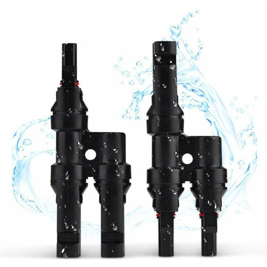 Solar Panel Mc4 Branch Connectors T/Y Cable Splitter Fitting.