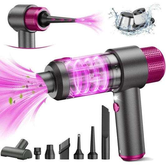 4-In-1 Powerful Cordless Car Vacuum Cleaner, 15Kpa Mini Cordless Handheld Vacuum Cleaner, Dual Filtration System, LED.