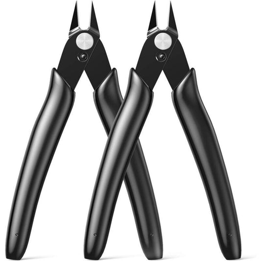 2 pcs Side Cutters Pliers For Cable Jewelry Crafts.
