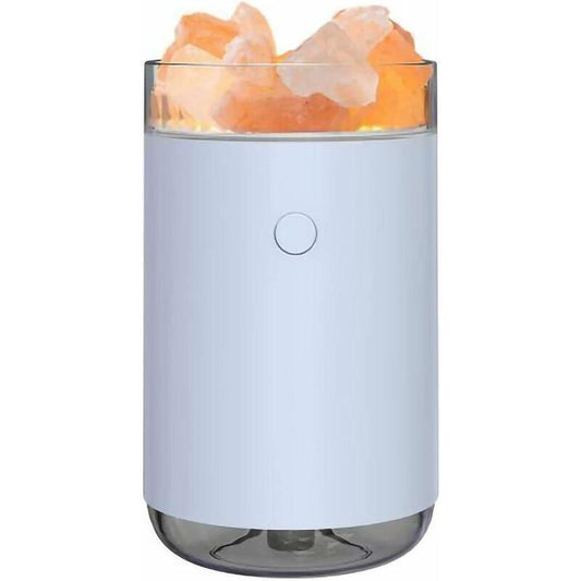 Crystal Salt Stone Humidifier Colorful Light 260Ml Portable Mist Humidifier Quiet Usb Essential Oil Diffuser Cool Mist.