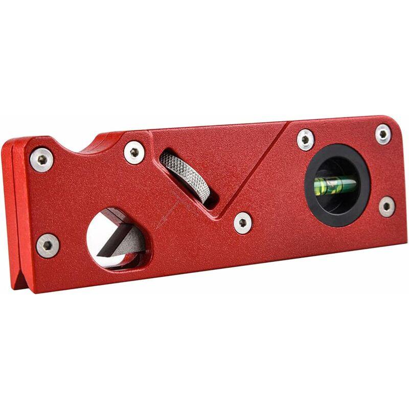 Lightweight Wood Hand Planer Manual Adjustable Wood Chamfer Planer For Smoothing Contours - Red.