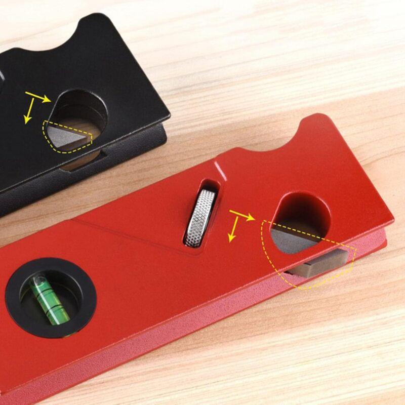 Lightweight Wood Hand Planer Manual Adjustable Wood Chamfer Planer For Smoothing Contours - Red.