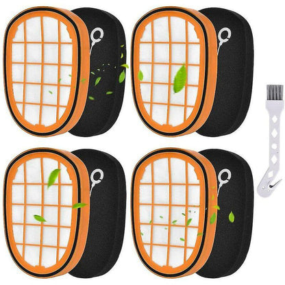 4 Packs De Filtres Pour Philips Speedpro Max Aqua Handheld Fc6812 Fc6813.