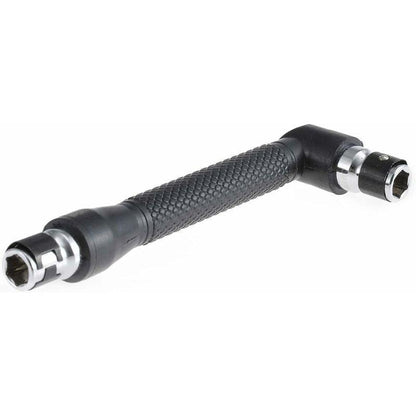 L-Shaped Socket Wrench Set - 1/4" Screwdriver And Bits - L-Shaped Extension Handle - Double Head Hex Socket Wrench For.