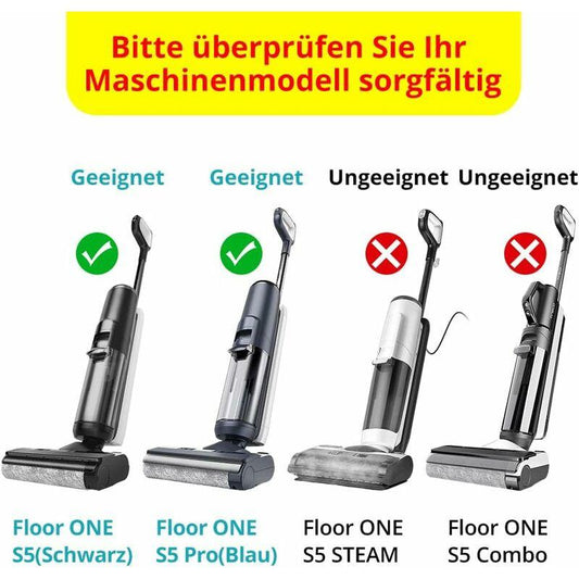S5 2 Pack Brush ROllers & 2 Pack Hepa Filters For Tineco Floor One S5 Cordless Vacuum Cleaner.