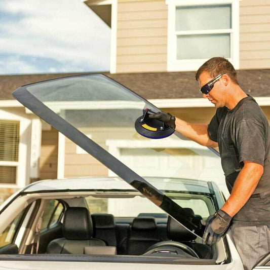 Tile Suction Cup, 2 Pieces 8" Professional Glass Suction Cup, Glass Lifting Suction Cup, Glass Vacuum Suction Cup, Load.