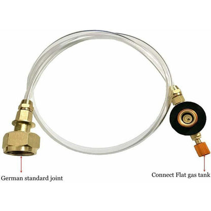 Propane Adapter Hose Converter Replacement Hose Connects To Outdoor Camping Gas Stove Propane Bottle Adapter.
