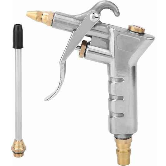 Powerful Aluminum Alloy Blow Dust Gun Air Blower With 1 Nozzle Blowing Duster Cleaning Air Pump Air Compressor Tool.