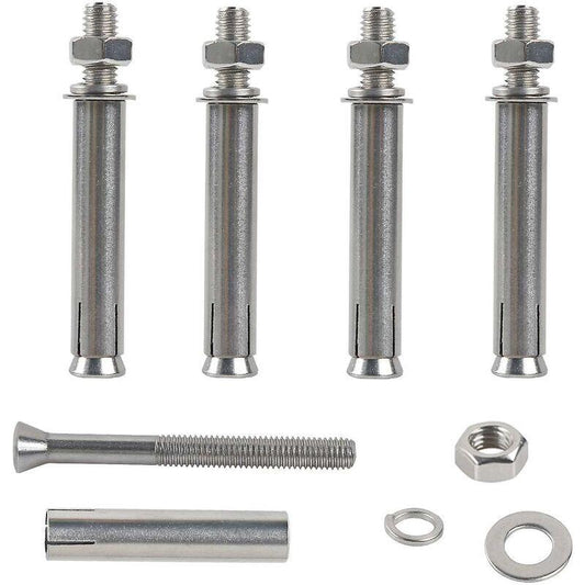 M6X100Mm Hex Expansion Bolts 304 Stainless Steel Expansion Screws Heavy Duty Concrete Anchors Fixing Screws For Wall.