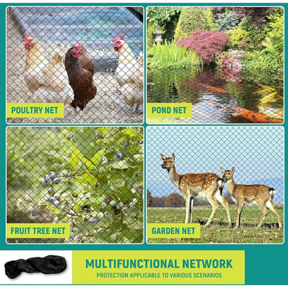 Anti Bird Netting For Aviary - Protective Chicken Netting 25Mm X 25Mm Mesh - Multipurpose Anti Pigeon Netting For