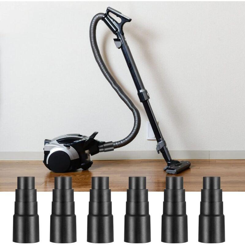 6 pcs Vacuum Hose Adapters, Vacuum Hose End Connector Adapters For Universal Shop Vacuums.