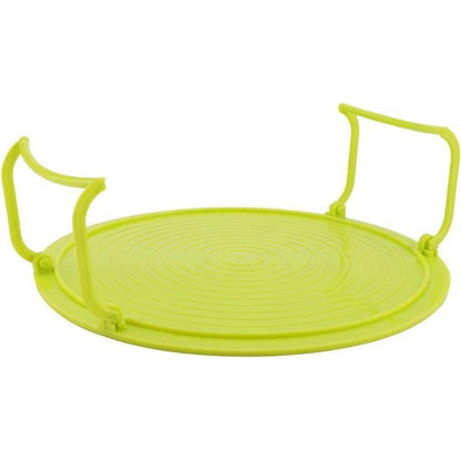 Microwave Oven Tray Holder Multifunctional Plastic Baking Tray Holder For Microwave Accessories With Handles And Plate,.