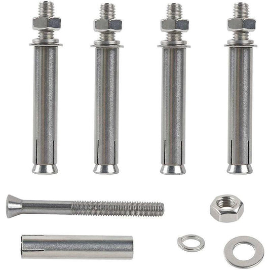 M8X80Mm Hex Expansion Bolts 304 Stainless Steel Expansion Screws Heavy Duty Concrete Anchors Fixing Screws For Wall.