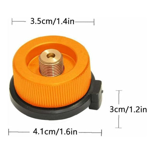 Camping Stove Gas Adapter Conversion Head Adapter For Canister Butane Screw Gas Cartridge Adapter Piston, Outdoor.